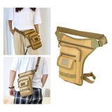 Maxbell Drop Leg Bag Fashion and Stylish Thigh Drop Leg Bag for Riding Hiking Travel Khaki