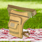 Maxbell Drop Leg Bag Fashion and Stylish Thigh Drop Leg Bag for Riding Hiking Travel Khaki