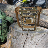 Maxbell Drop Leg Bag Fashion and Stylish Thigh Drop Leg Bag for Riding Hiking Travel Green Camo