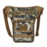 Maxbell Drop Leg Bag Fashion and Stylish Thigh Drop Leg Bag for Riding Hiking Travel Green Camo