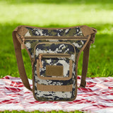 Maxbell Drop Leg Bag Fashion and Stylish Thigh Drop Leg Bag for Riding Hiking Travel Green Camo