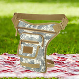 Maxbell Drop Leg Bag Fashion and Stylish Thigh Drop Leg Bag for Riding Hiking Travel Gray Camo