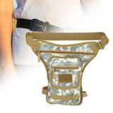 Maxbell Drop Leg Bag Fashion and Stylish Thigh Drop Leg Bag for Riding Hiking Travel Gray Camo