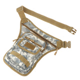 Maxbell Drop Leg Bag Fashion and Stylish Thigh Drop Leg Bag for Riding Hiking Travel Gray Camo