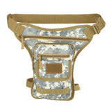 Maxbell Drop Leg Bag Fashion and Stylish Thigh Drop Leg Bag for Riding Hiking Travel Gray Camo