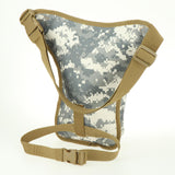 Maxbell Drop Leg Bag Fashion and Stylish Thigh Drop Leg Bag for Riding Hiking Travel Gray Camo