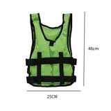 Maxbell Swim Jacket Multifuctional Buoyancy Vest for Sailing Snorkeling Wakeboarding Green