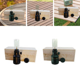Maxbell Camping Gas Lantern Versatile Adjustable Gas Lamp for Picnic Hiking Climbing Black