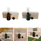 Maxbell Camping Gas Lantern Versatile Adjustable Gas Lamp for Picnic Hiking Climbing Black