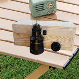 Maxbell Camping Gas Lantern Versatile Adjustable Gas Lamp for Picnic Hiking Climbing Black