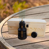 Maxbell Camping Gas Lantern Versatile Adjustable Gas Lamp for Picnic Hiking Climbing Black