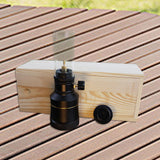 Maxbell Camping Gas Lantern Versatile Adjustable Gas Lamp for Picnic Hiking Climbing Black