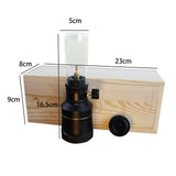 Maxbell Camping Gas Lantern Versatile Adjustable Gas Lamp for Picnic Hiking Climbing Black