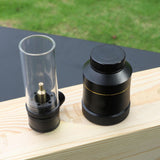 Maxbell Camping Gas Lantern Versatile Adjustable Gas Lamp for Picnic Hiking Climbing Black