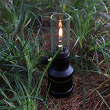 Maxbell Camping Gas Lamp Candlelight Lantern Tent Lamp for Backpacking Picnic Travel Black Lamp