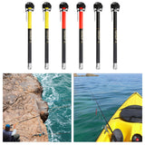Maxbell Fish Gaff Hook Ergonomic Grip Bass Fishing Tools Carbon Squid Gaff Equipment Black 3 Meter