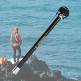 Maxbell Fish Gaff Hook Ergonomic Grip Bass Fishing Tools Carbon Squid Gaff Equipment Black 5 Meter