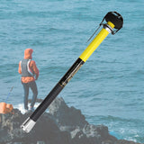 Maxbell Fish Gaff Hook Ergonomic Grip Bass Fishing Tools Carbon Squid Gaff Equipment Yellow 5 Meter