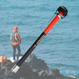 Maxbell Fish Gaff Hook Ergonomic Grip Bass Fishing Tools Carbon Squid Gaff Equipment Red 3 Meter