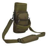 Maxbell Water Bottle Carrier Bag Pocket for Traveling Backpacking Outdoor Activities Deep Green