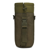 Maxbell Water Bottle Carrier Bag Pocket for Traveling Backpacking Outdoor Activities Deep Green