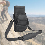 Maxbell Water Bottle Carrier Bag Pocket for Traveling Backpacking Outdoor Activities Grey