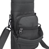 Maxbell Water Bottle Carrier Bag Pocket for Traveling Backpacking Outdoor Activities Grey