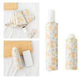 Maxbell Folding Umbrella Portable Travel Umbrella for Outdoor Activities Trips Beach Tri Fold Umbrella