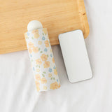 Maxbell Folding Umbrella Portable Travel Umbrella for Outdoor Activities Trips Beach Five Fold Umbrella