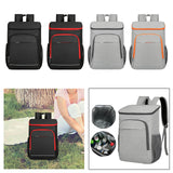 Maxbell Insulated Backpack Accessories Large Traveling Bag for Shopping Picnic Women Black