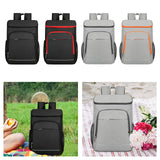 Maxbell Insulated Backpack Accessories Large Traveling Bag for Shopping Picnic Women Black