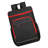 Maxbell Insulated Backpack Accessories Large Traveling Bag for Shopping Picnic Women Black Red