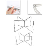 Maxbell Folding Cooler Stand Metal Foldable Stand Rack Frame for Cooking Camping BBQ L