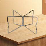 Maxbell Folding Cooler Stand Metal Foldable Stand Rack Frame for Cooking Camping BBQ L