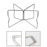 Maxbell Folding Cooler Stand Metal Foldable Stand Rack Frame for Cooking Camping BBQ L