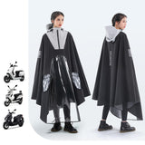 Maxbell Motorcycle Raincoat Rain Wear Adult Rain Poncho for Emergency Riding Cycling