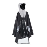 Maxbell Motorcycle Raincoat Rain Wear Adult Rain Poncho for Emergency Riding Cycling