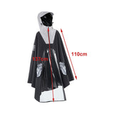 Maxbell Motorcycle Raincoat Rain Wear Adult Rain Poncho for Emergency Riding Cycling