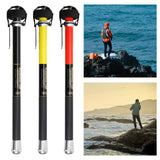 Maxbell Fishing Gaff Hook Carbon Sturdy Gaff 19.68ft Telescopic Rock Fishing Boating Black 6 meter