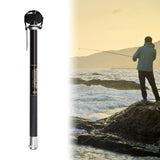 Maxbell Fishing Gaff Hook Carbon Sturdy Gaff 19.68ft Telescopic Rock Fishing Boating Black 6 meter