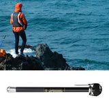 Maxbell Fishing Gaff Hook Carbon Sturdy Gaff 19.68ft Telescopic Rock Fishing Boating Black 6 meter
