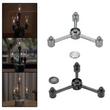 Maxbell 1 to 4 Outdoor Gas Tank Adapter Camping Equipment Leakproof Gas Lamp Adapter gray