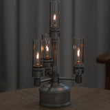 Maxbell 1 to 4 Outdoor Gas Tank Adapter Camping Equipment Leakproof Gas Lamp Adapter gray