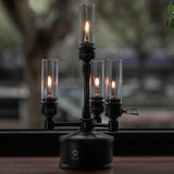 Maxbell 1 to 4 Outdoor Gas Tank Adapter Camping Equipment Leakproof Gas Lamp Adapter gray