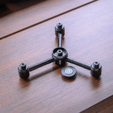 Maxbell 1 to 4 Outdoor Gas Tank Adapter Camping Equipment Leakproof Gas Lamp Adapter gray