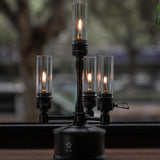 Maxbell 1 to 4 Outdoor Gas Tank Adapter Camping Equipment Leakproof Gas Lamp Adapter gray