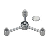 Maxbell 1 to 4 Outdoor Gas Tank Adapter Camping Equipment Leakproof Gas Lamp Adapter gray