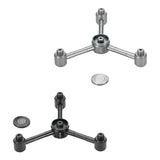 Maxbell 1 to 4 Outdoor Gas Tank Adapter Camping Equipment Leakproof Gas Lamp Adapter gray