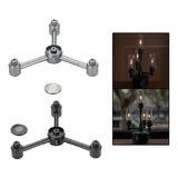 Maxbell 1 to 4 Outdoor Gas Tank Adapter Camping Equipment Leakproof Gas Lamp Adapter gray