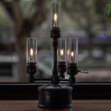 Maxbell 1 to 4 Outdoor Gas Tank Adapter Camping Equipment Leakproof Gas Lamp Adapter black